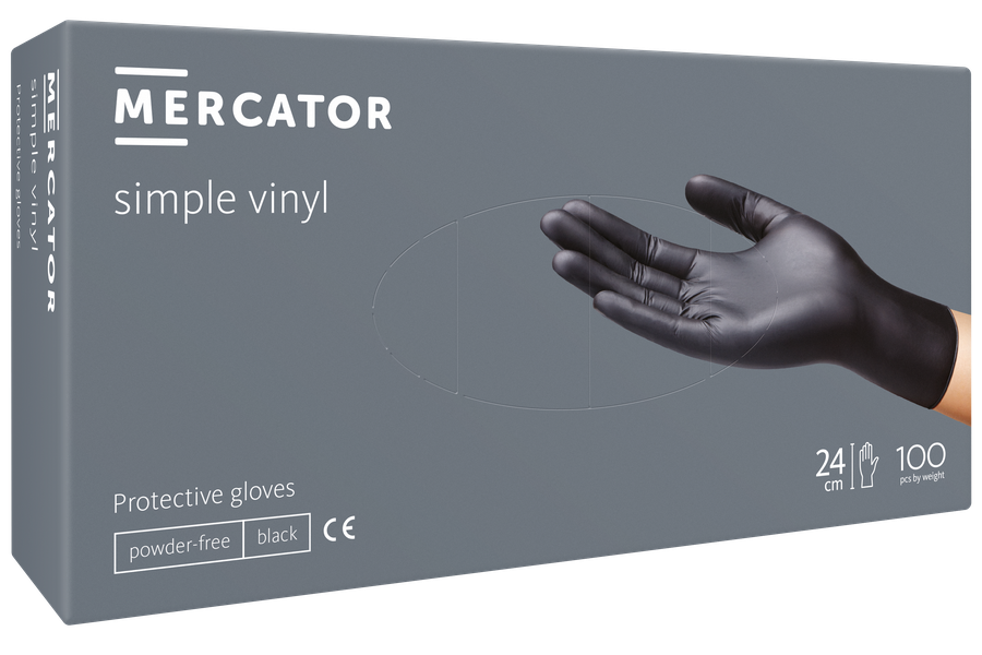 MERCATOR simple vinyl (black)